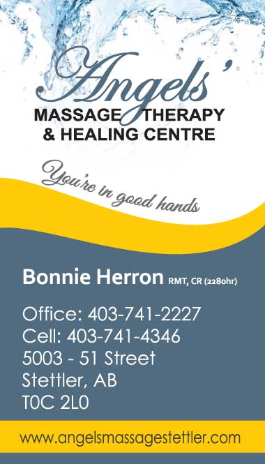 Angel Massage Therapy Business Card