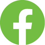 green Facebook icon linked to I AM Creative's Facebook account