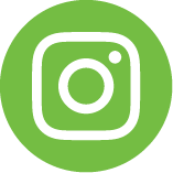 green Instagram icon linked to I AM Creative's Instagram account